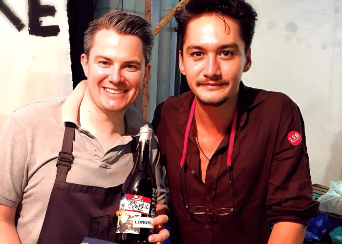Grant Smith with Ananda Everingham